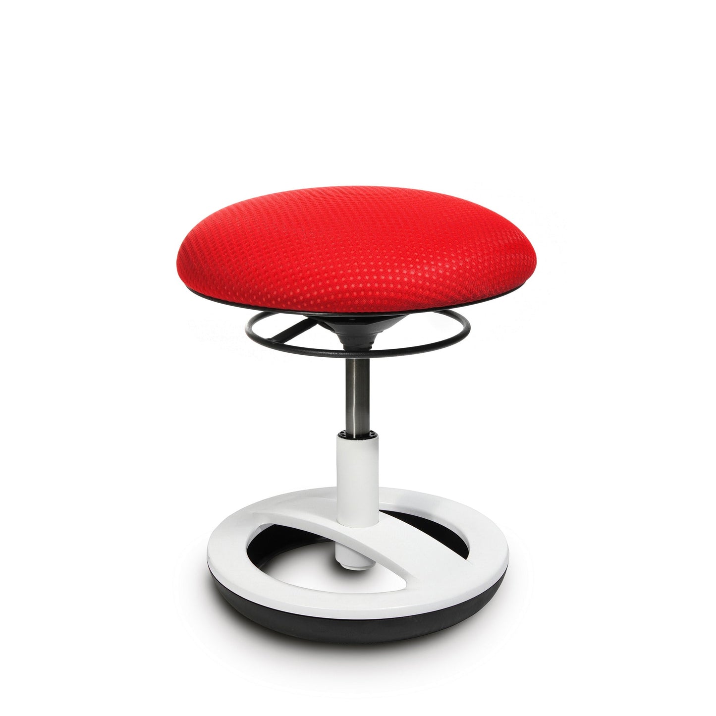 TOPSTAR Kindersitzhocker Sitness Bobby rund 100 % Polyester neonrot