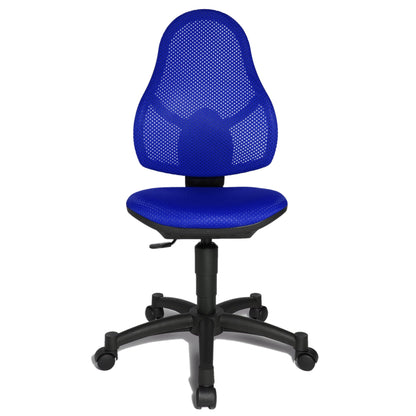 TOPSTAR Kinderdrehstuhl Sitness Kid 30 Rolle hart gebremst (für Teppichboden) Polyamid blau