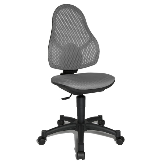 TOPSTAR Kinderdrehstuhl Sitness Kid 30 Rolle hart gebremst (für Teppichboden) Polyamid dunkelgrau