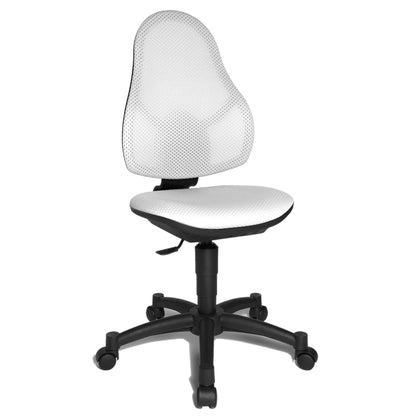 TOPSTAR Kinderdrehstuhl Sitness Kid 30 Rolle hart gebremst (für Teppichboden) Polyamid weß