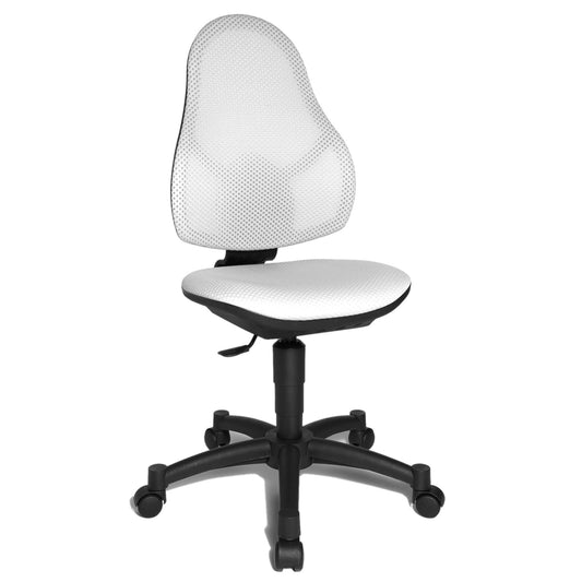 TOPSTAR Kinderdrehstuhl Sitness Kid 30 Rolle hart gebremst (für Teppichboden) Polyamid weß