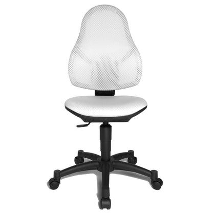 TOPSTAR Kinderdrehstuhl Sitness Kid 30 Rolle hart gebremst (für Teppichboden) Polyamid weß