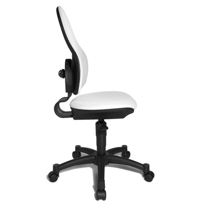 TOPSTAR Kinderdrehstuhl Sitness Kid 30 Rolle hart gebremst (für Teppichboden) Polyamid weß