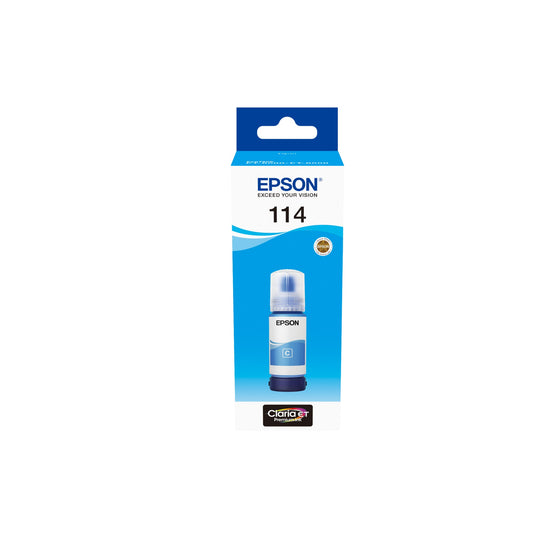 Epson Nachfülltinte Tintenstrahldrucker 114 ca. 2.300 Seiten cyan 70ml