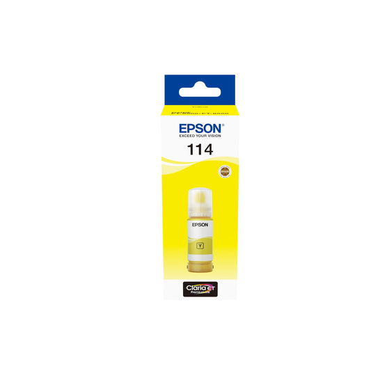 Epson Nachfülltinte Tintenstrahldrucker 114 ca. 2.300 Seiten gelb 70ml