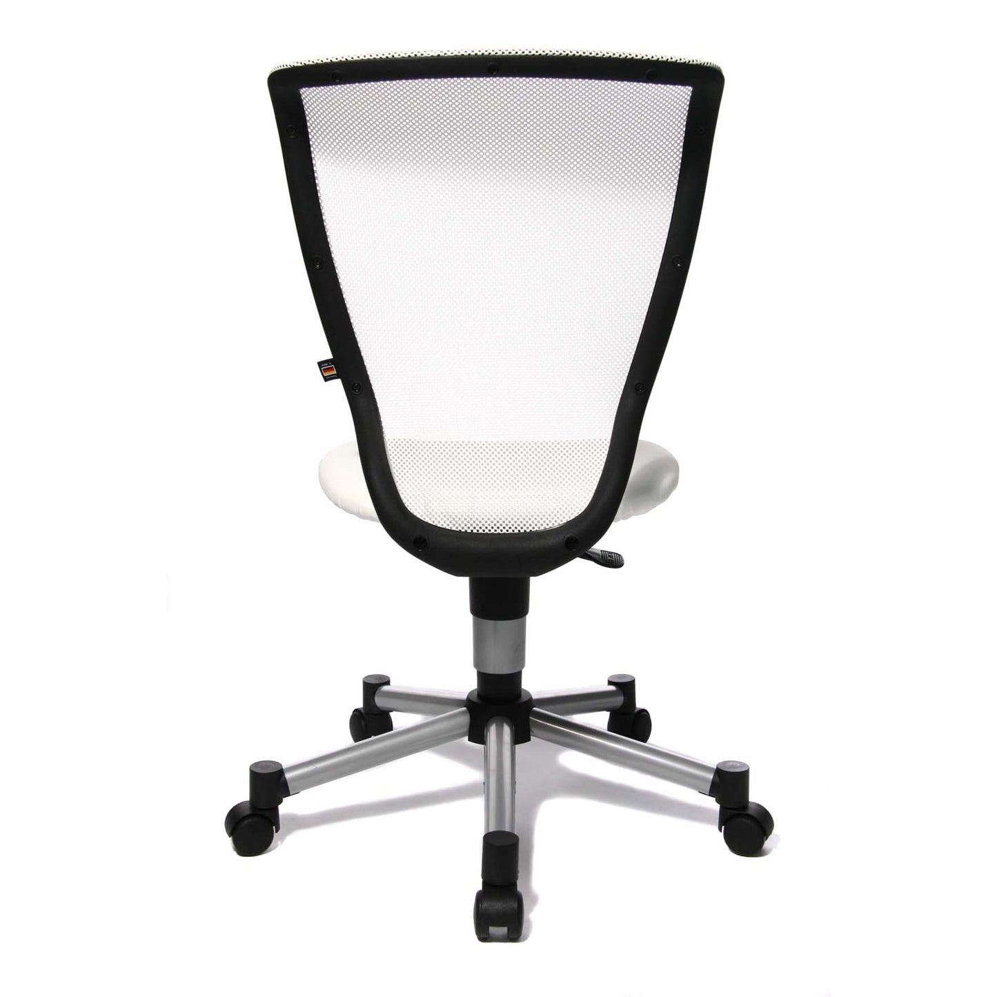 TOPSTAR Kinderdrehstuhl Titan® Junior Rolle hart gebremst (für Teppichboden) Stahl, lackiert weiß