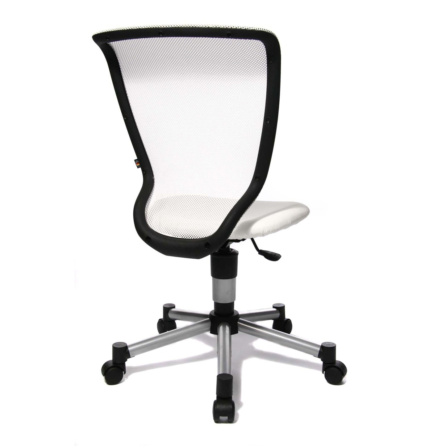 TOPSTAR Kinderdrehstuhl Titan® Junior Rolle hart gebremst (für Teppichboden) Stahl, lackiert weiß
