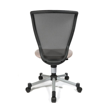TOPSTAR Kinderdrehstuhl Titan® Junior Rolle hart gebremst (für Teppichboden) Stahl, lackiert grau