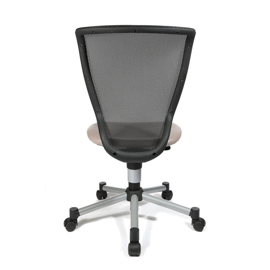 TOPSTAR Kinderdrehstuhl Titan® Junior Rolle hart gebremst (für Teppichboden) Stahl, lackiert grau