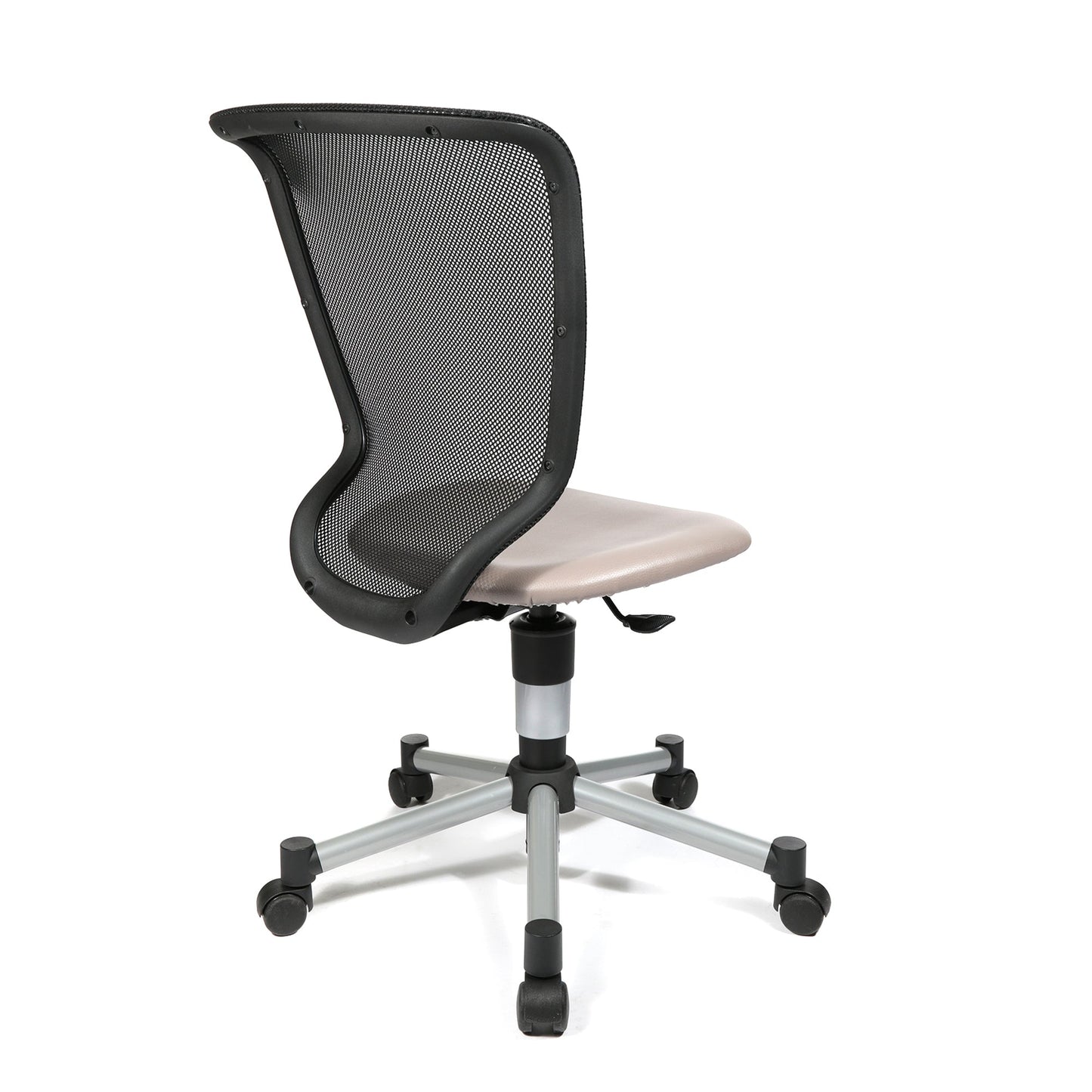 TOPSTAR Kinderdrehstuhl Titan® Junior Rolle hart gebremst (für Teppichboden) Stahl, lackiert grau