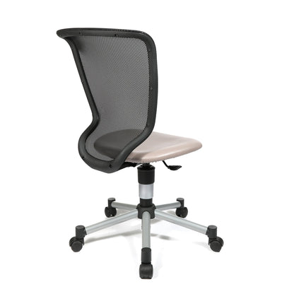 TOPSTAR Kinderdrehstuhl Titan® Junior Rolle hart gebremst (für Teppichboden) Stahl, lackiert grau