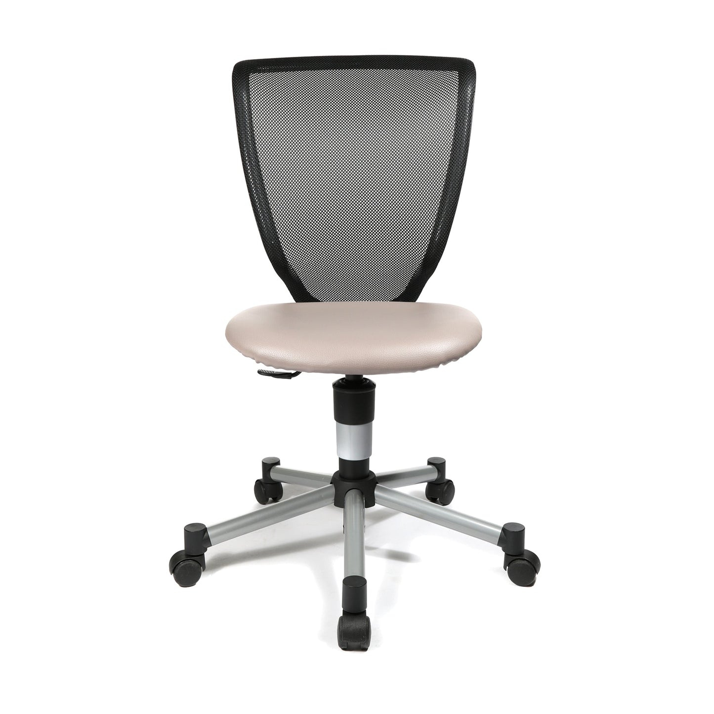 TOPSTAR Kinderdrehstuhl Titan® Junior Rolle hart gebremst (für Teppichboden) Stahl, lackiert grau