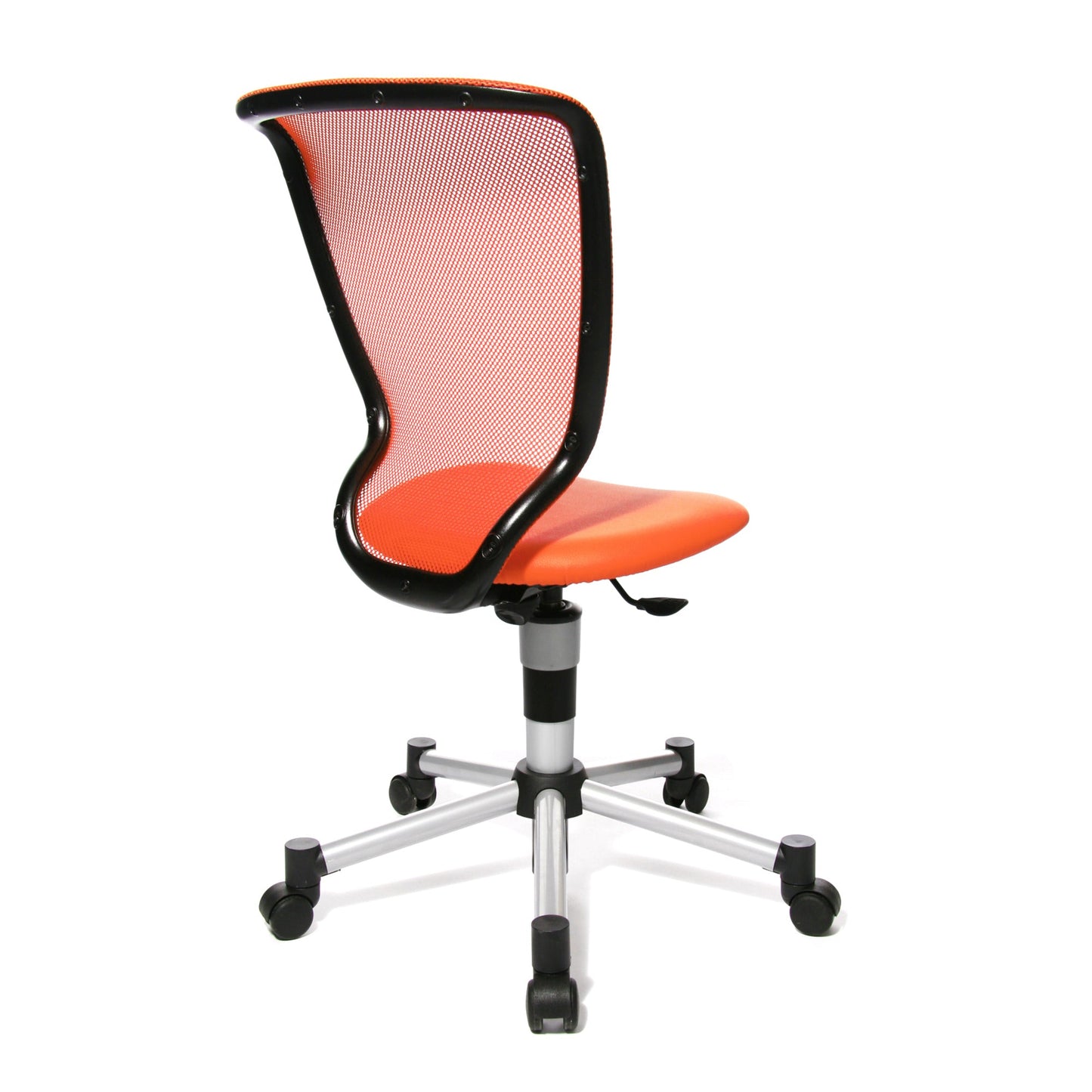 TOPSTAR Kinderdrehstuhl Titan® Junior Rolle hart gebremst (für Teppichboden) Stahl, lackiert orange