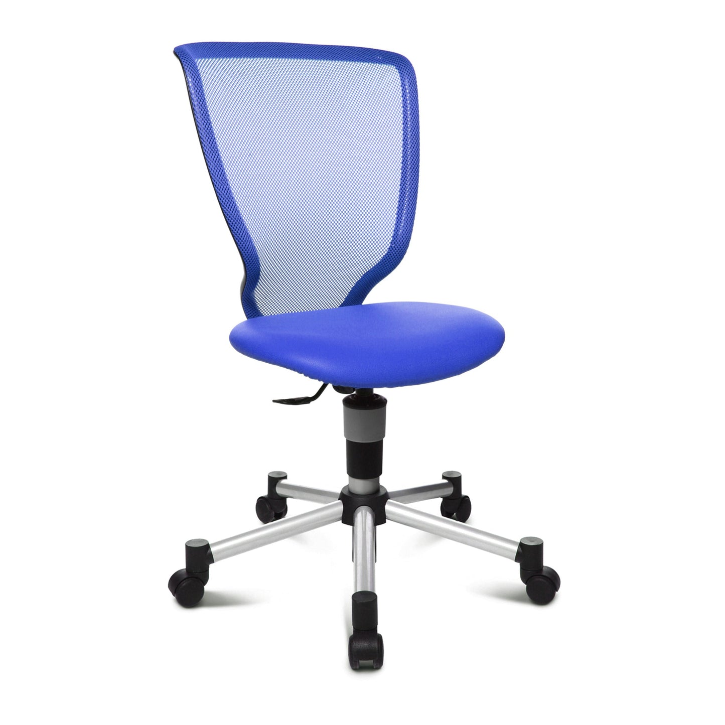 TOPSTAR Kinderdrehstuhl Titan® Junior Rolle hart gebremst (für Teppichboden) Stahl, lackiert blau