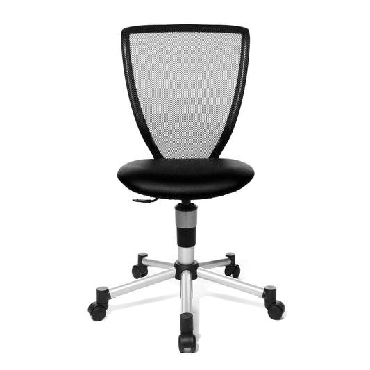 TOPSTAR Kinderdrehstuhl Titan® Junior Rolle hart gebremst (für Teppichboden) Stahl, lackiert schwarz