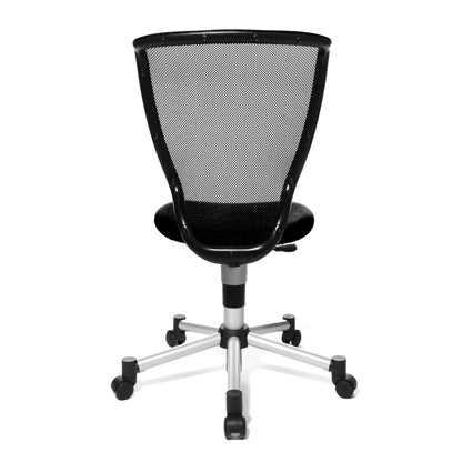 TOPSTAR Kinderdrehstuhl Titan® Junior Rolle hart gebremst (für Teppichboden) Stahl, lackiert schwarz