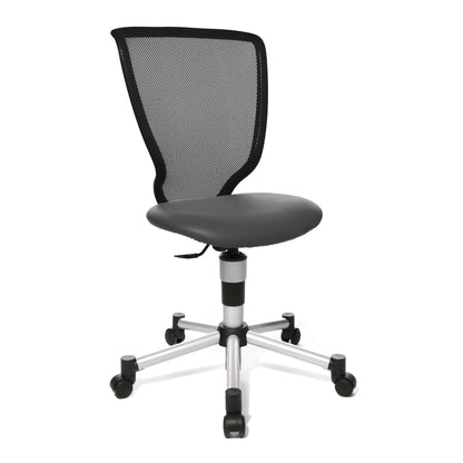 TOPSTAR Kinderdrehstuhl Titan® Junior Rolle hart gebremst (für Teppichboden) Stahl, lackiert anthrazit