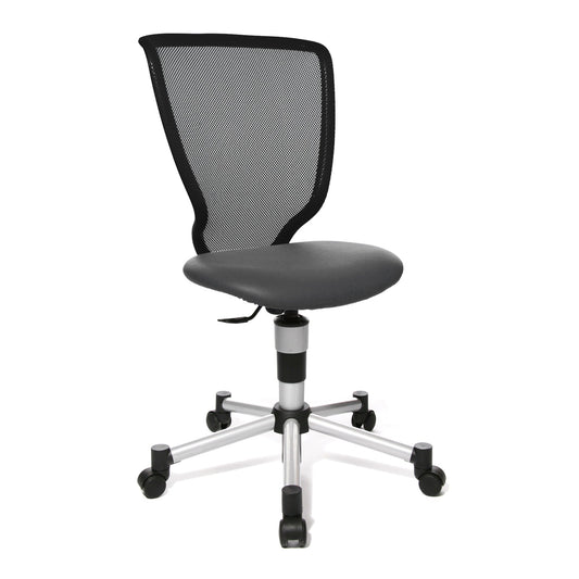 TOPSTAR Kinderdrehstuhl Titan® Junior Rolle hart gebremst (für Teppichboden) Stahl, lackiert anthrazit
