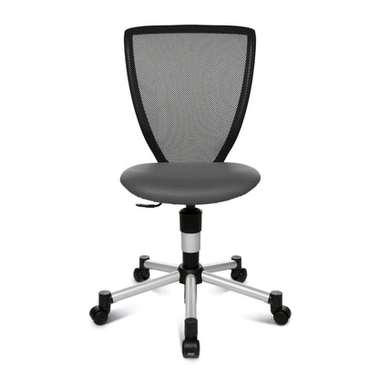 TOPSTAR Kinderdrehstuhl Titan® Junior Rolle hart gebremst (für Teppichboden) Stahl, lackiert anthrazit