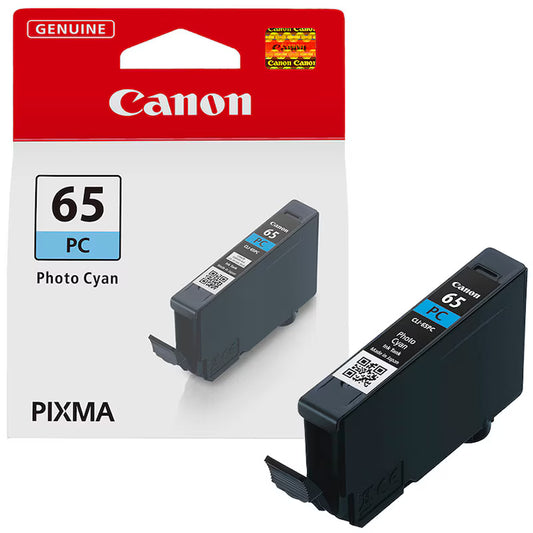 CANON Tinte Originalzubehör CLI-65PC ca. 860 Seiten  Foto cyan 12,6m