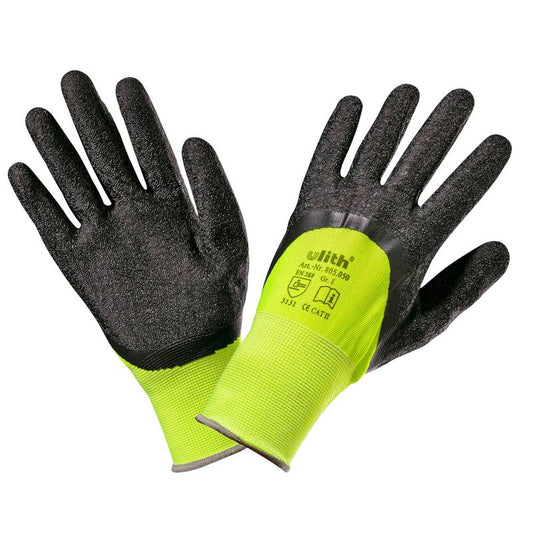 unisex Arbeitshandschuhe schwarz Größe 8 1 Paar