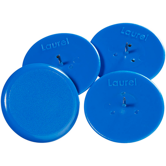 Laurel Reißnägel, 4 St. Farbe blau 30 mm Durchmesser