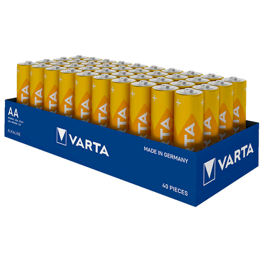 Varta Batterie Longlife AA/Mignon LR6 Alkaline 1,5V 40 St./Pack.