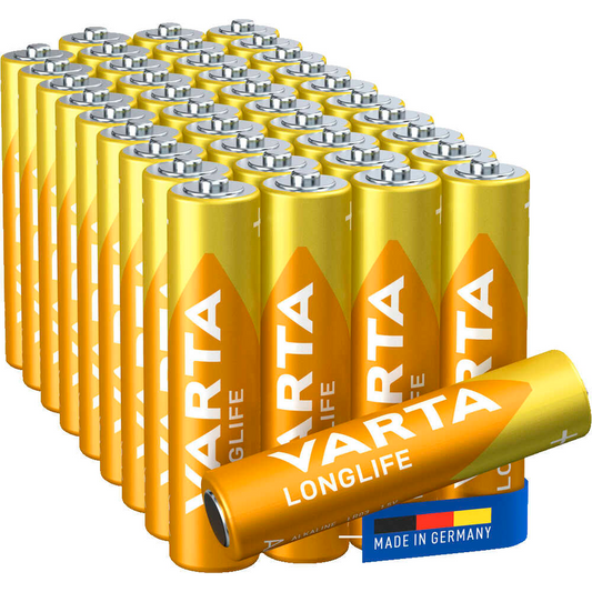 Varta Batterie Longlife AAA/Micro LR03 Alkaline 1,5V 40 St./Pack.