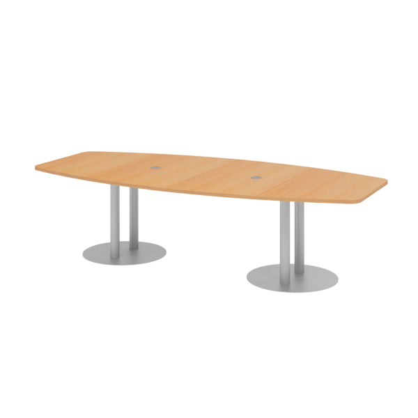 Hammerbacher Konferenztisch KT28S 2.800 x 755 x 1.300 mm (B x H) Spanplatte Farbe der Tischplatte: buche