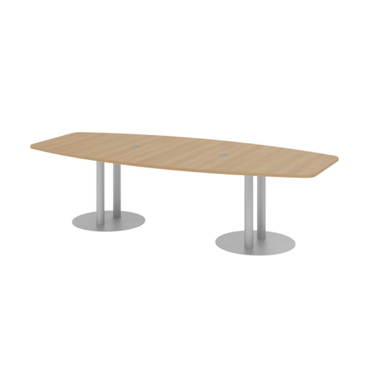 Hammerbacher Konferenztisch KT28S 2.800 x 755 x 1.300 mm (B x H) Spanplatte Farbe der Tischplatte: eiche