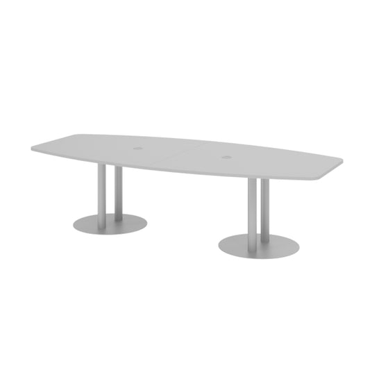 Hammerbacher Konferenztisch KT28S 2.800 x 755 x 1.300 mm (B x H) Spanplatte Farbe der Tischplatte: grau