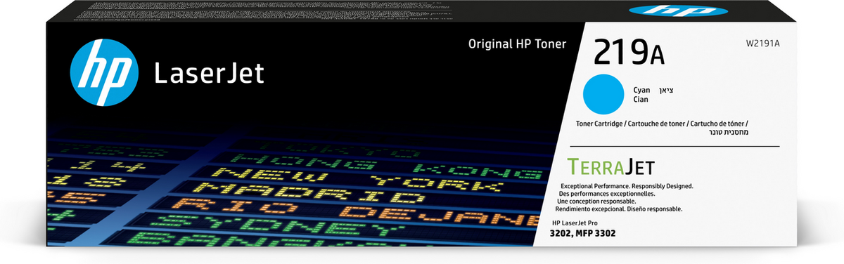 HP Toner 219A / W2191A Cyan Seitenleistung ca. 1.200 Seiten